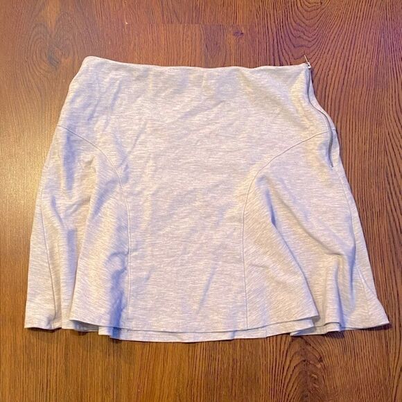 🌷 Banana Republic🌷 Light Gray Short A Line Flare Mini Skirt - Picture 5 of 8